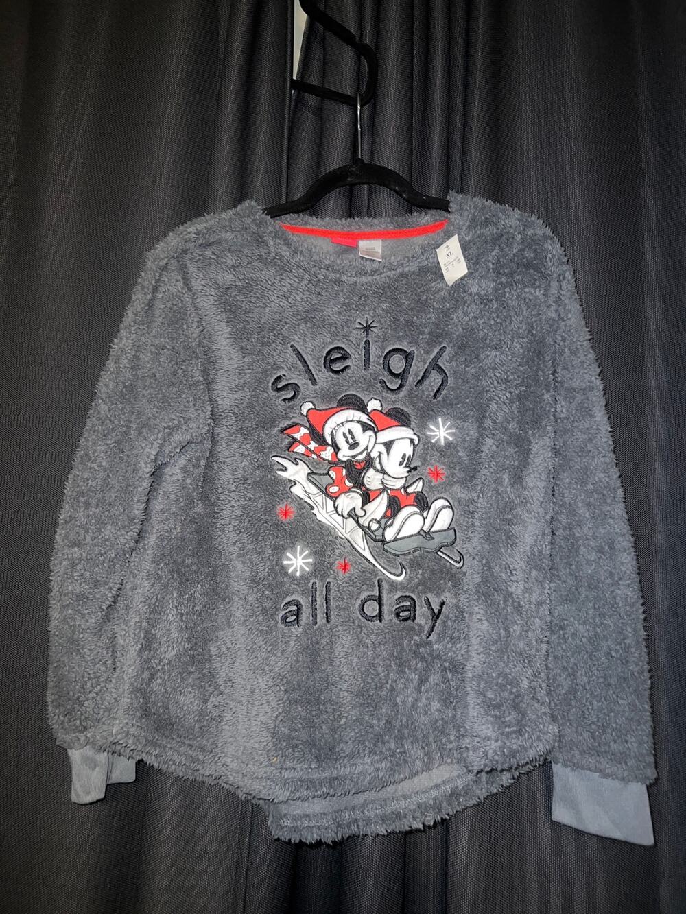 Ugly Christmas Sweater Xmas Size XL Disney NWT Fleece